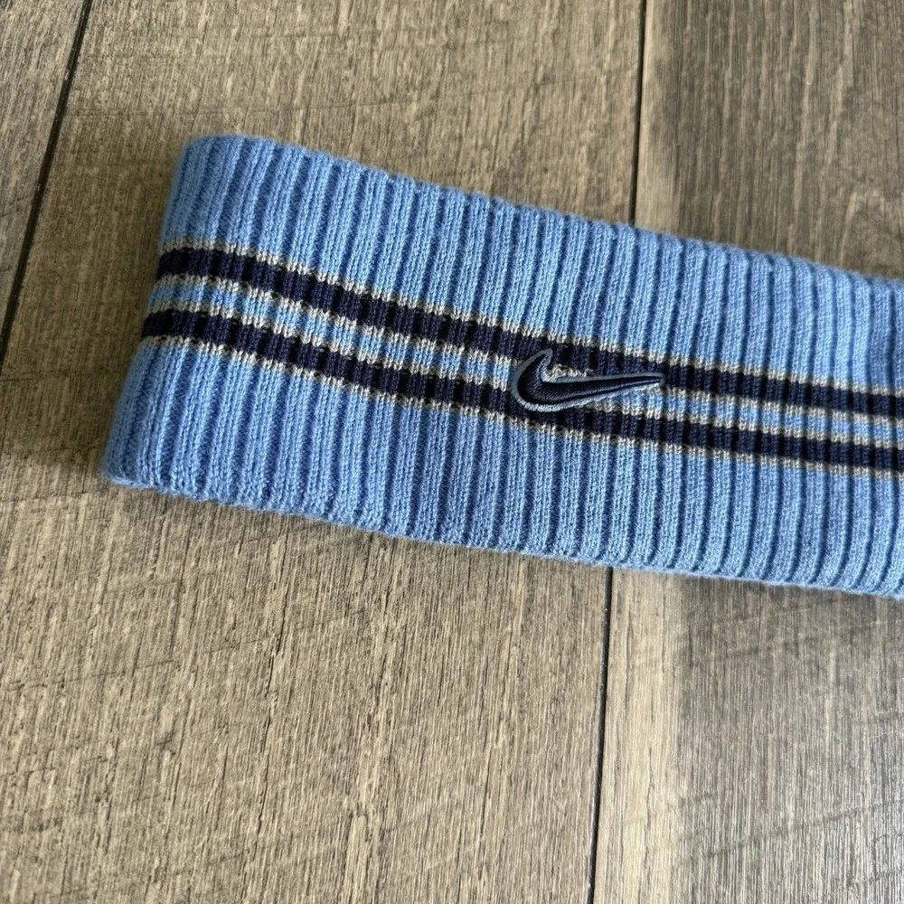VTG Nike Team UNC North Carolina Tar Heels Light Blue DS Headband Ear Warmer NWT